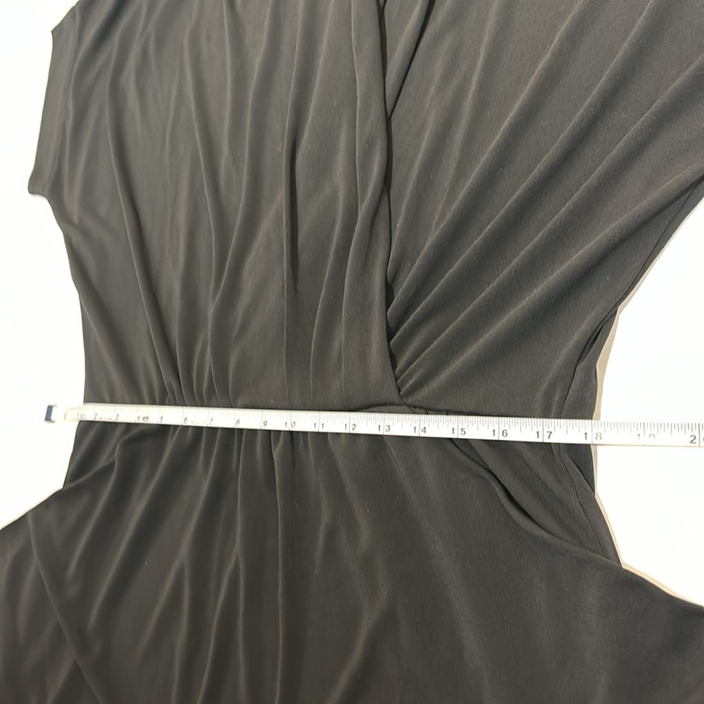 Excellent Black Pullover Kimono Dress Size M - Picture 9 of 14